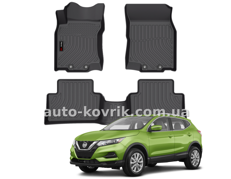 Всепогодні килимки в салон Nissan Qashqai & Rogue Sport 2017-2022 Havoc™ Maximum Coverage — додаткове фото