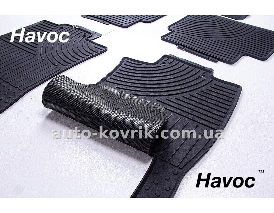 Nissan X-Trail T32 з 2014 Оригінальні килимки HAVOC гумові в салон повний комплект