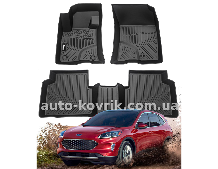 Всепогодні килимки в салон Ford Escape 2020+ Havoc™ Maximum Coverage — додаткове фото