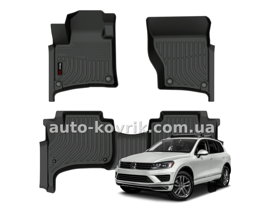 Всепогодні килимки в салон VW Touareg 2010-2018 Havoc™ Maximum Coverage — додаткове фото