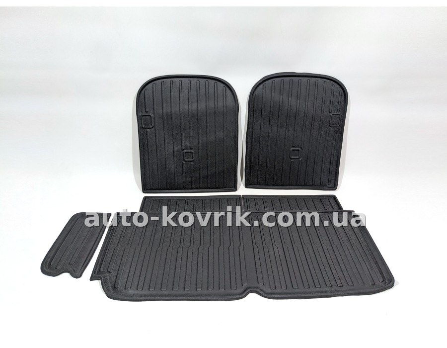 Килимок HAVOC 3D у багажник Tesla Model X I, рестайл 2021–2024, 6 та 7 місць — додаткове фото