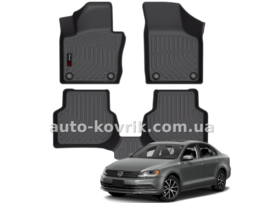 Всепогодні килимки в салон Volkswagen Jetta 2011-2018 Havoc™ Maximum Coverage — додаткове фото