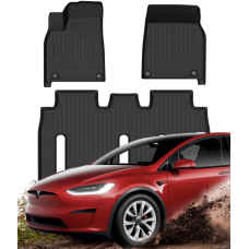 Всепогодні килимки в салон Tesla Model X 2022-2024 7 Seater Havoc™ Maximum Coverage