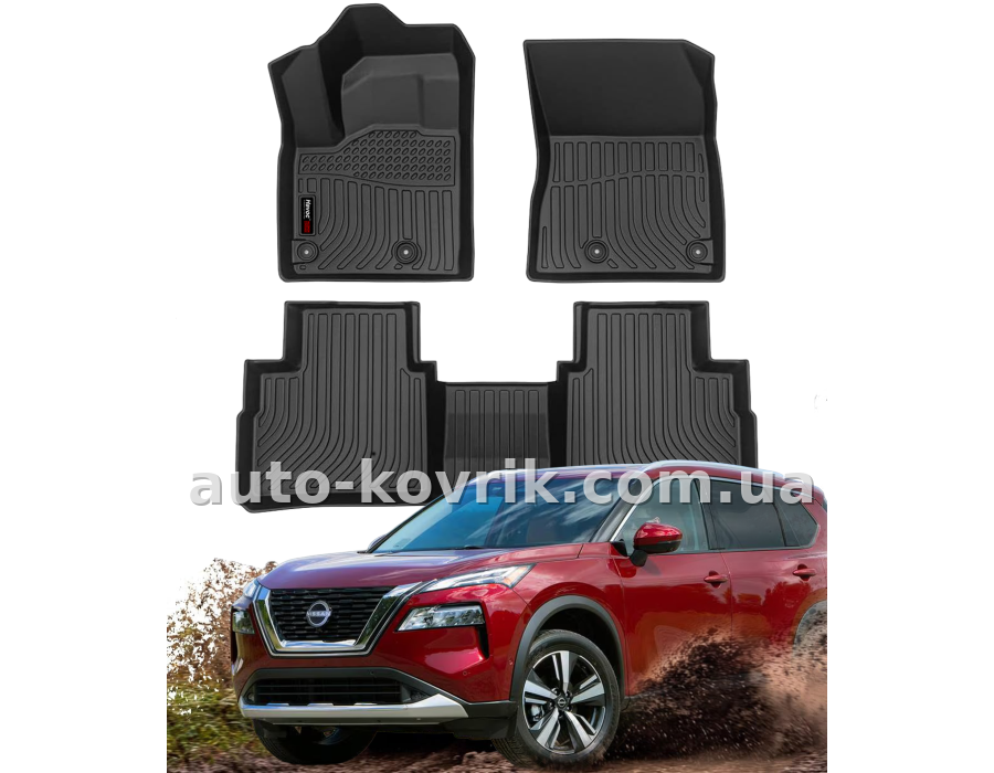 Всепогодні килимки в салон Nissan ХTrail/Rogue T33 2021-2026 Havoc™ Maximum Coverage — додаткове фото