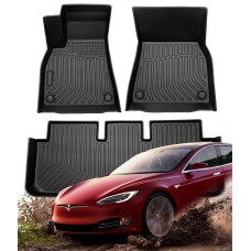 Всепогодні килимки в салон Tesla Model S 2021-2024 Havoc™ Maximum Coverage