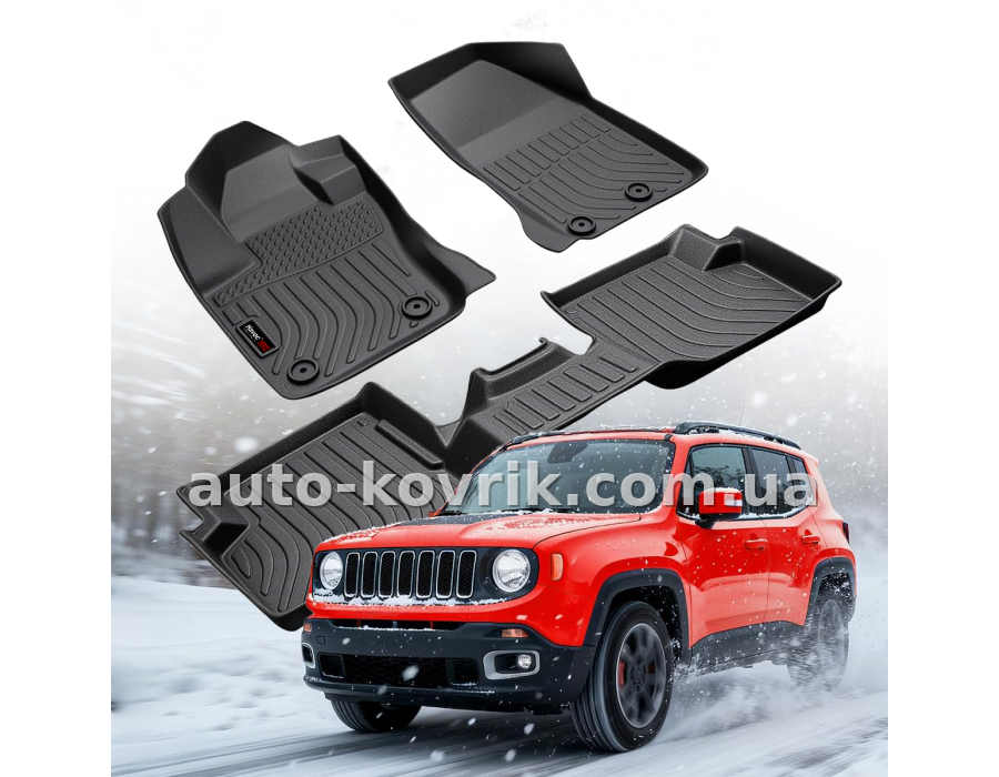 Всепогодні килимки в салон Jeep Renegade 2015-2023 Havoc™ Maximum Coverage — додаткове фото