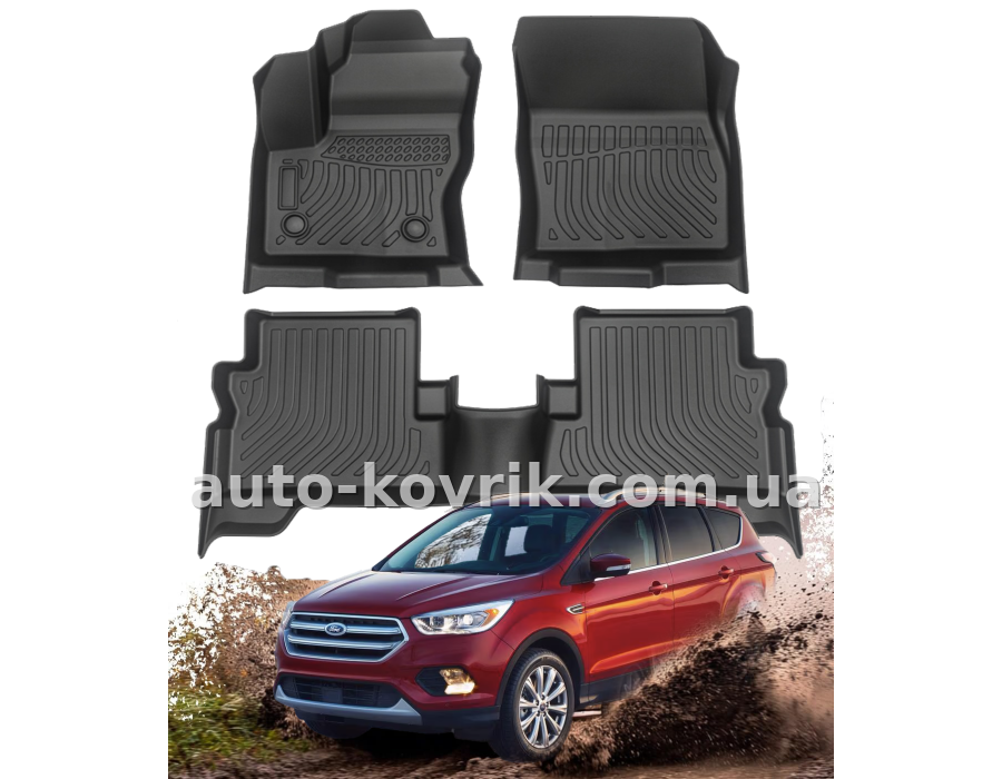 Всепогодні килимки в салон Ford Escape 2012-2019 Havoc™ Maximum Coverage — додаткове фото