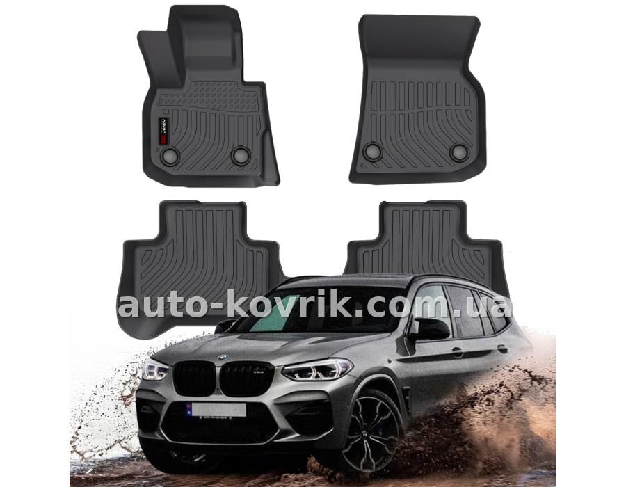 Всепогодні килимки в салон BMW X3 G01 2018-2024 Havoc™ Maximum Coverage — додаткове фото