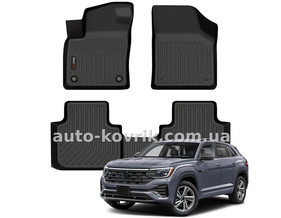 Всепогодні килимки в салон Volkswagen Atlas Cross Sport 2020-2024 Havoc™ Maximum Coverage — додаткове фото