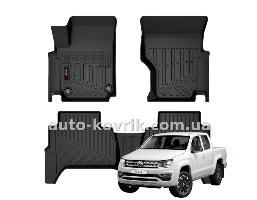 Всепогодні килимки в салон Volkswagen Amarok 2010-2024 Havoc™ Maximum Coverage — додаткове фото