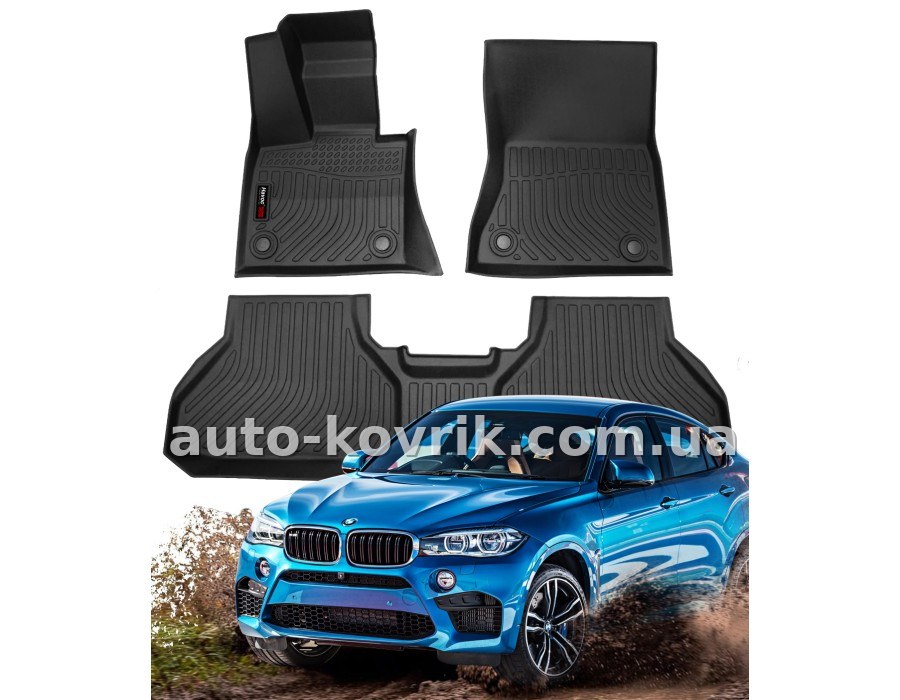 Всепогодні килимки в салон BMW X6 F16 2014-2019 Havoc™ Maximum Coverage — додаткове фото