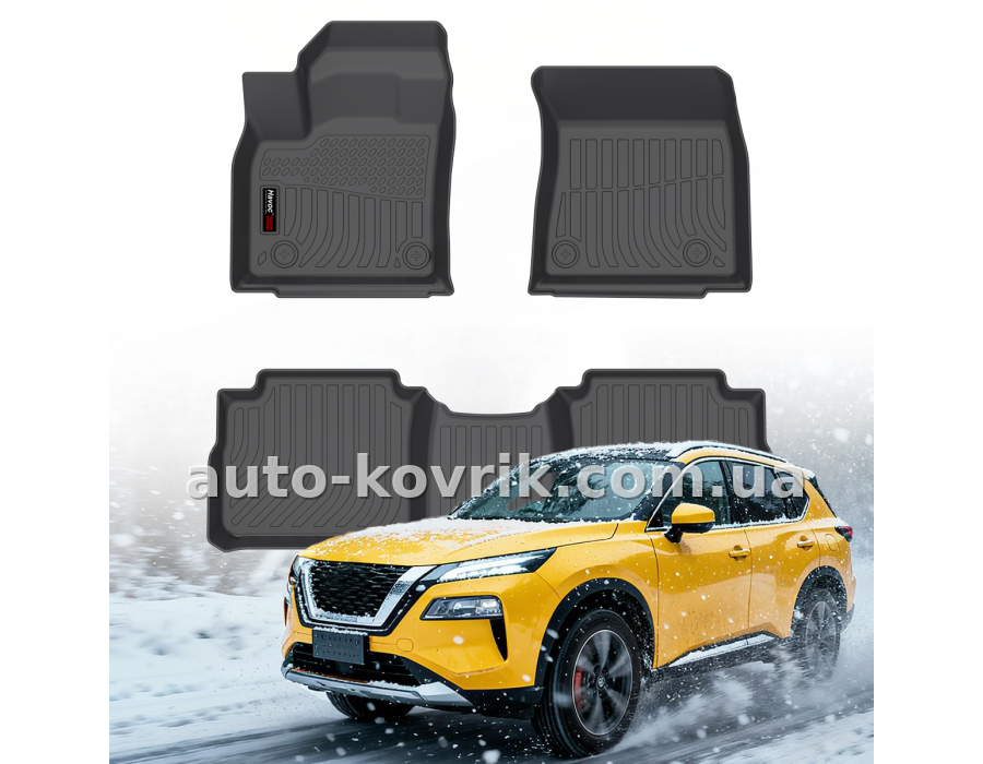 Всепогодні килимки в салон Nissan X-Trail T33 e-Power Hybrid 2021-2025 Havoc™ Maximum Coverage — додаткове фото