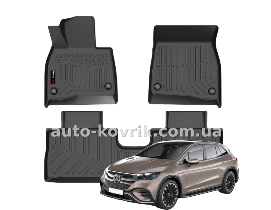 Всепогодні килимки в салон Mercedes EQE SUV 2023-2026 Havoc™ Maximum Coverage — додаткове фото