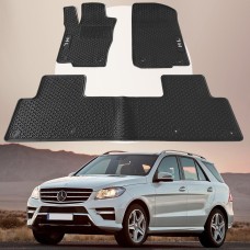 Mercedes ML W-166 2011-2019 Оригінальні килимки HAVOC гумові в салон повний комплект