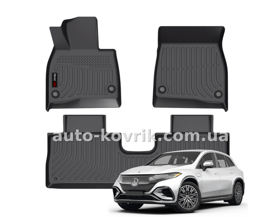 Всепогодні килимки в салон Mercedes EQS SUV 5-P 2022-2025 Havoc™ Maximum Coverage — додаткове фото