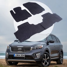 Kia Sorento з 2015 Оригінальні килимки HAVOC гумові в салон повний комплект