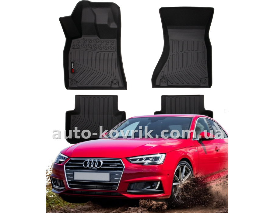 Всепогодні килимки в салон Audi A4B8 2008-2015 Havoc™ Maximum Coverage — додаткове фото