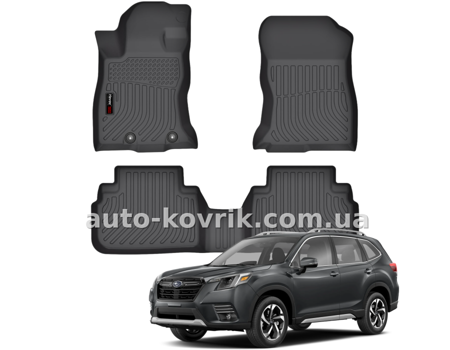 Всепогодні килимки в салон Subaru Forester 2019-2024 Havoc™ Maximum Coverage — додаткове фото