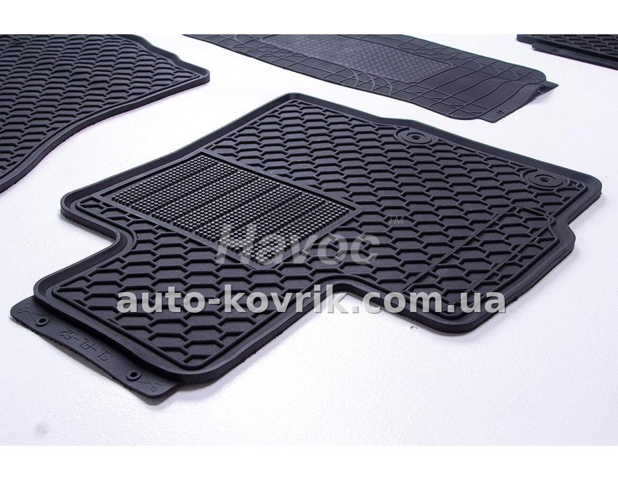 Mitsubishi Outlander c 2012 Оригінальні килимки HAVOC гумові в салон повний комплект