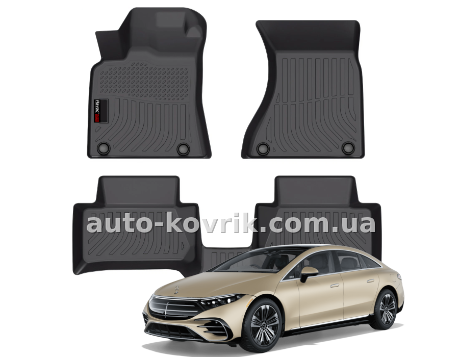 Всепогодні килимки в салон Mercedes EQS Sedan 2022-2026 Havoc™ Maximum Coverage — додаткове фото