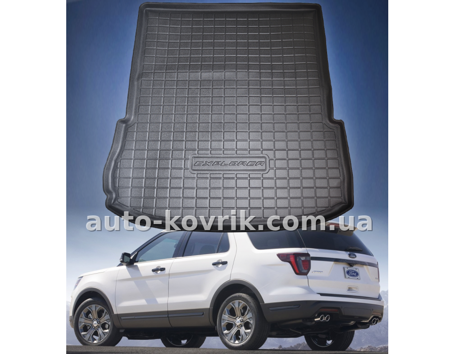 Килимок HAVOC 3D у багажник Ford Explorer V (U502) 2011–2019 — додаткове фото