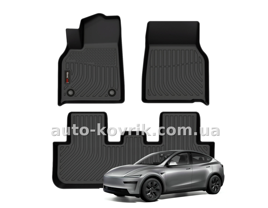 Всепогодні килимки в салон Tesla Model Y Juniper 2026-> Havoc™ Maximum Coverage — додаткове фото