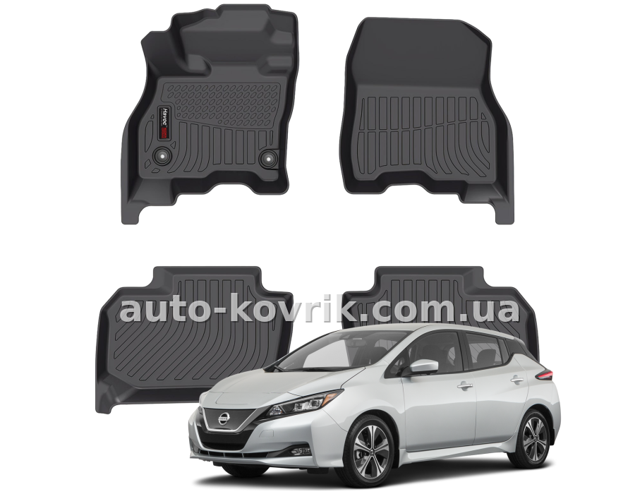 Всепогодні килимки в салон Nissan Leaf 2018-2025 Havoc™ Maximum Coverage — додаткове фото