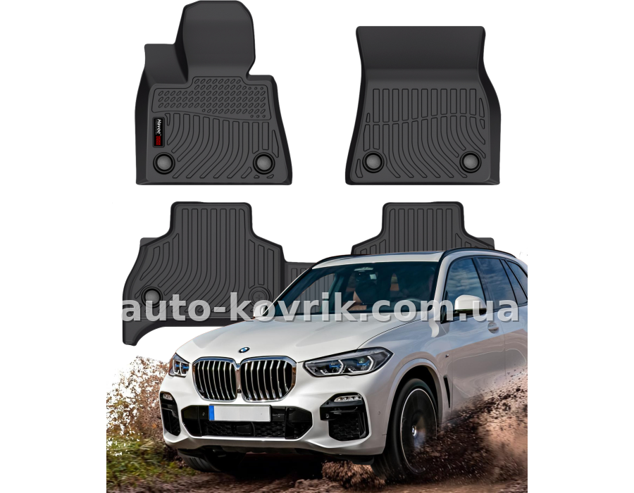 Всепогодні килимки в салон BMW X5 G05 5-Passenger 2019-2026 Havoc™ Maximum Coverage — додаткове фото