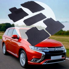 Mitsubishi Outlander c 2012 Оригінальні килимки HAVOC гумові в салон повний комплект