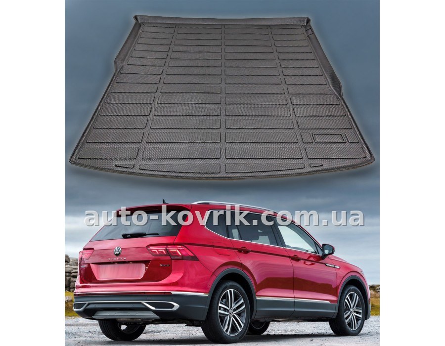 Килимок HAVOC 3D у багажник Volkswagen Tiguan Allspace I (BW) 2017–2024, 5 місць — додаткове фото