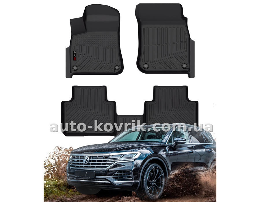 Всепогодні килимки в салон VW Touareg 2019+ Havoc™ Maximum Coverage — додаткове фото