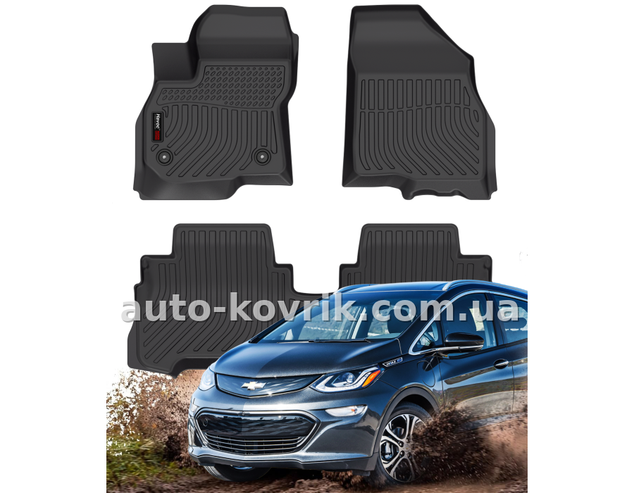 Всепогодні килимки в салон Chevrolet Bolt EV 2017-2023 Havoc™ Maximum Coverage — додаткове фото