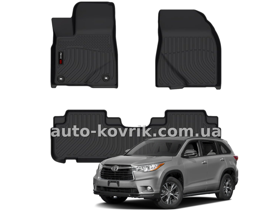 Всепогодні килимки в салон Toyota Highlander 2 ROW 2014-2019 Havoc™ Maximum Coverage — додаткове фото