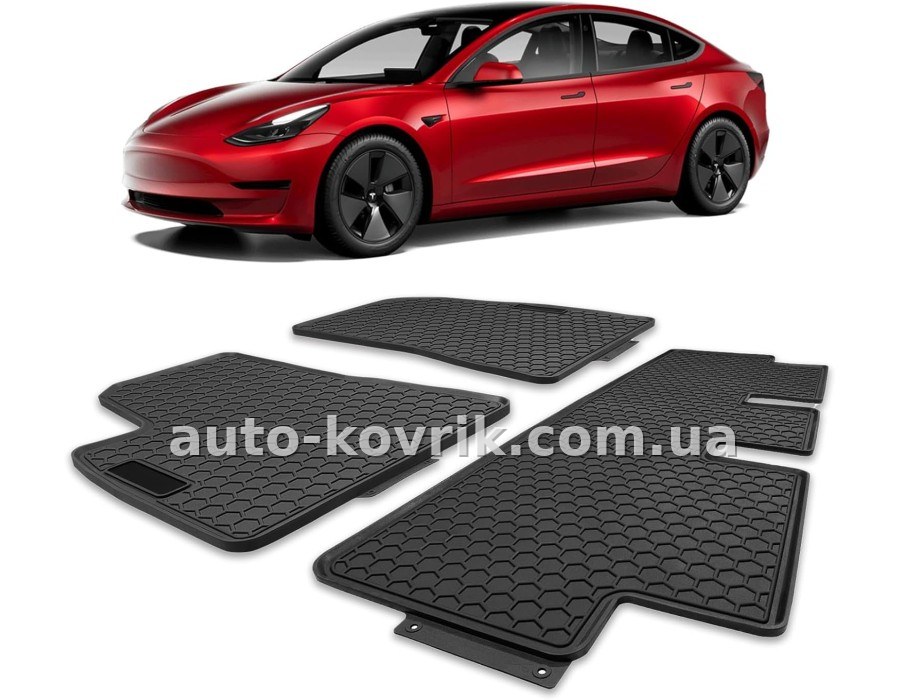 Tesla Model 3 2017-2024 Оригінальні килимки HAVOC — додаткове фото