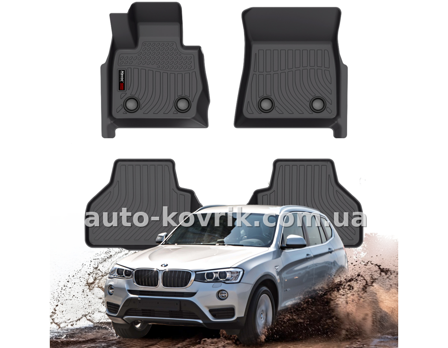 Всепогодні килимки в салон BMW X3 F25 2011-2017 Havoc™ Maximum Coverage — додаткове фото