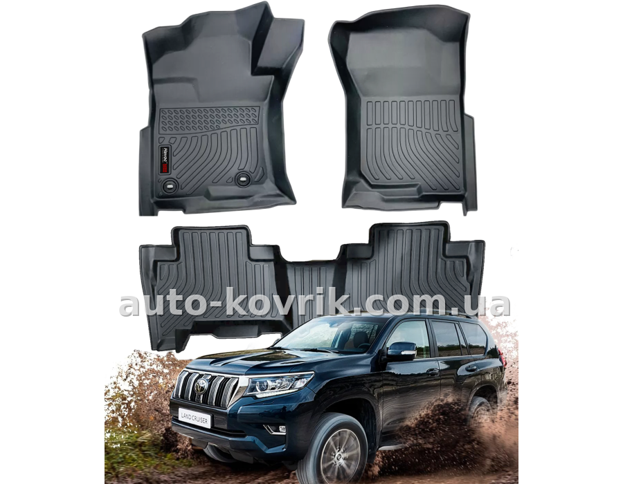 Всепогодні килимки в салон Toyota Land Cruiser Prado 150 2009-2024 Havoc™ Maximum Coverage — додаткове фото