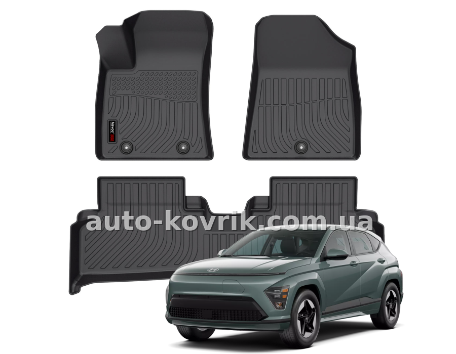 Всепогодні килимки в салон Hyundai Kona EV 2024-> Havoc™ Maximum Coverage — додаткове фото