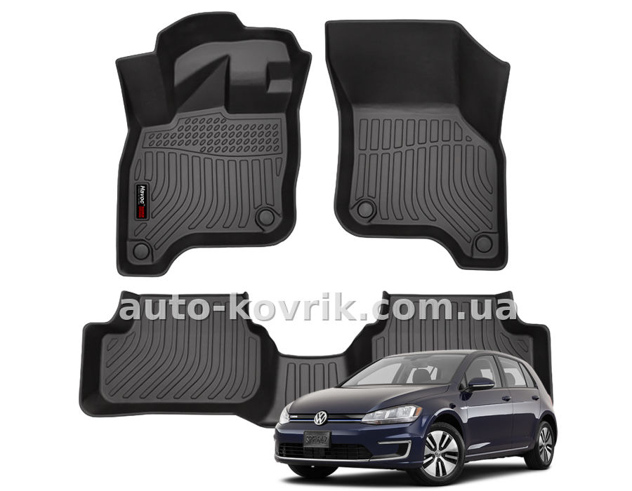 Всепогодні килимки в салон Volkswagen E-Golf 2015-2020 Havoc™ Maximum Coverage — додаткове фото