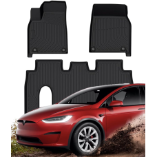 Всепогодні килимки в салон Tesla Model X 2022-2024 6 seater Havoc™ Maximum Coverage